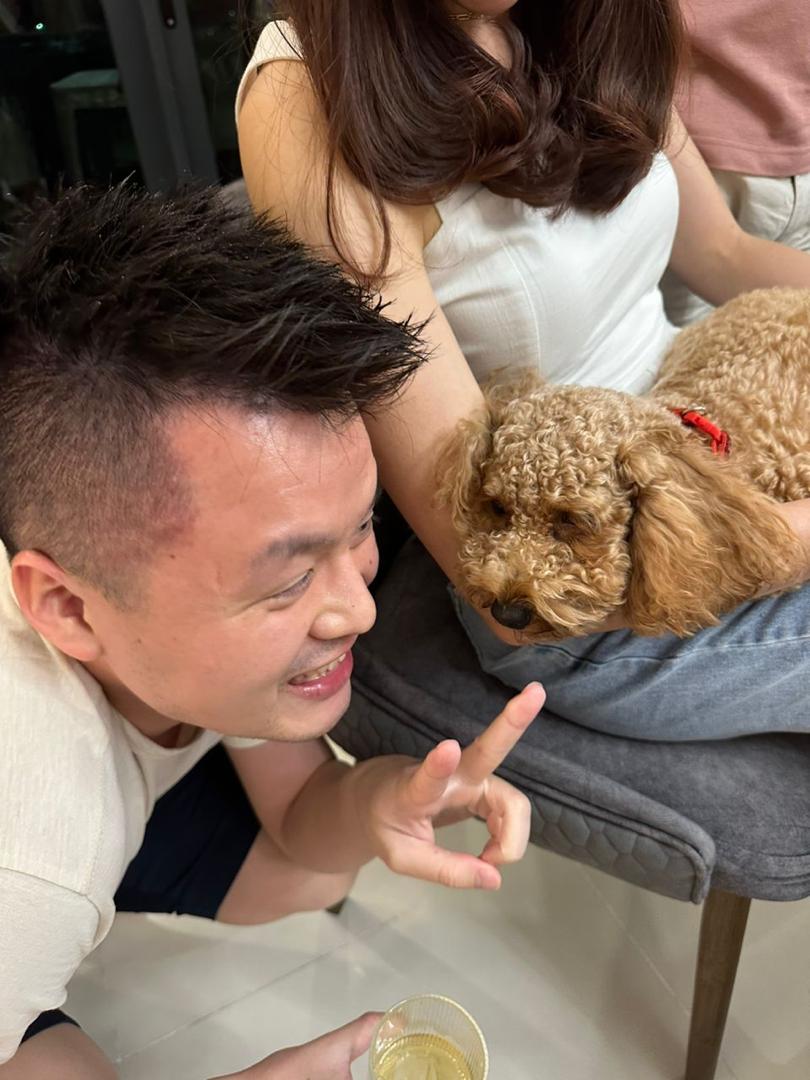 Romantic dinner setting