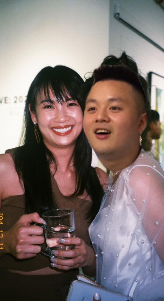 Derrick being loud and fun